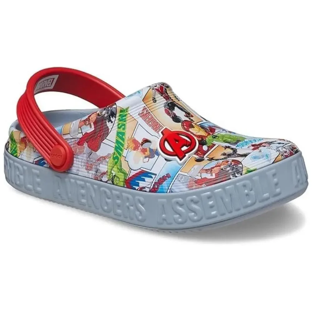 Crocs Avengers Off Court 209943-0ID Clogs Toddler 1 M Multi Casual Shoes TLW762